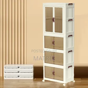 Cloth Storage Cabinet – Foldable Wardrobe Closet Organizer
