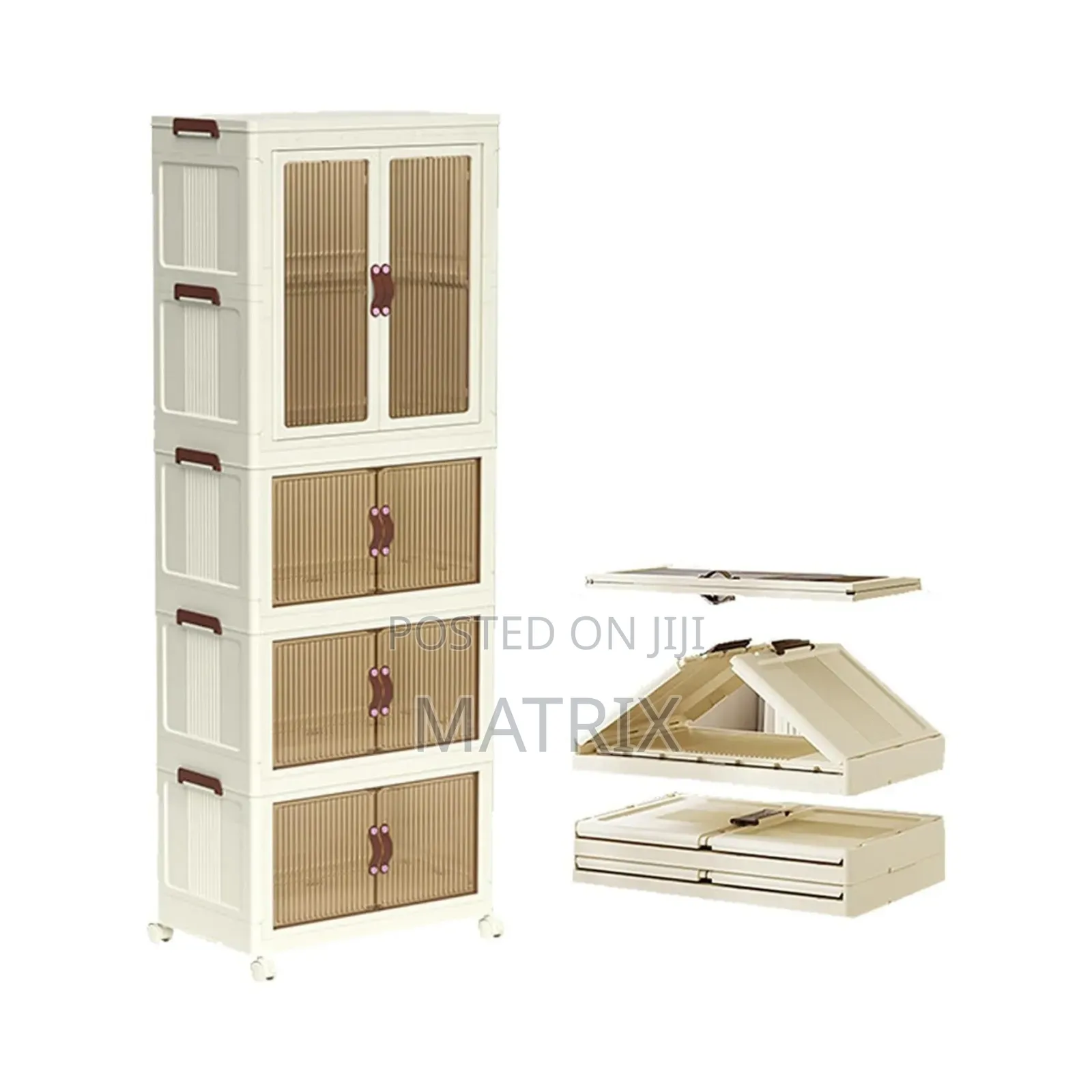 Cloth Storage Cabinet – Foldable Wardrobe Closet Organizer