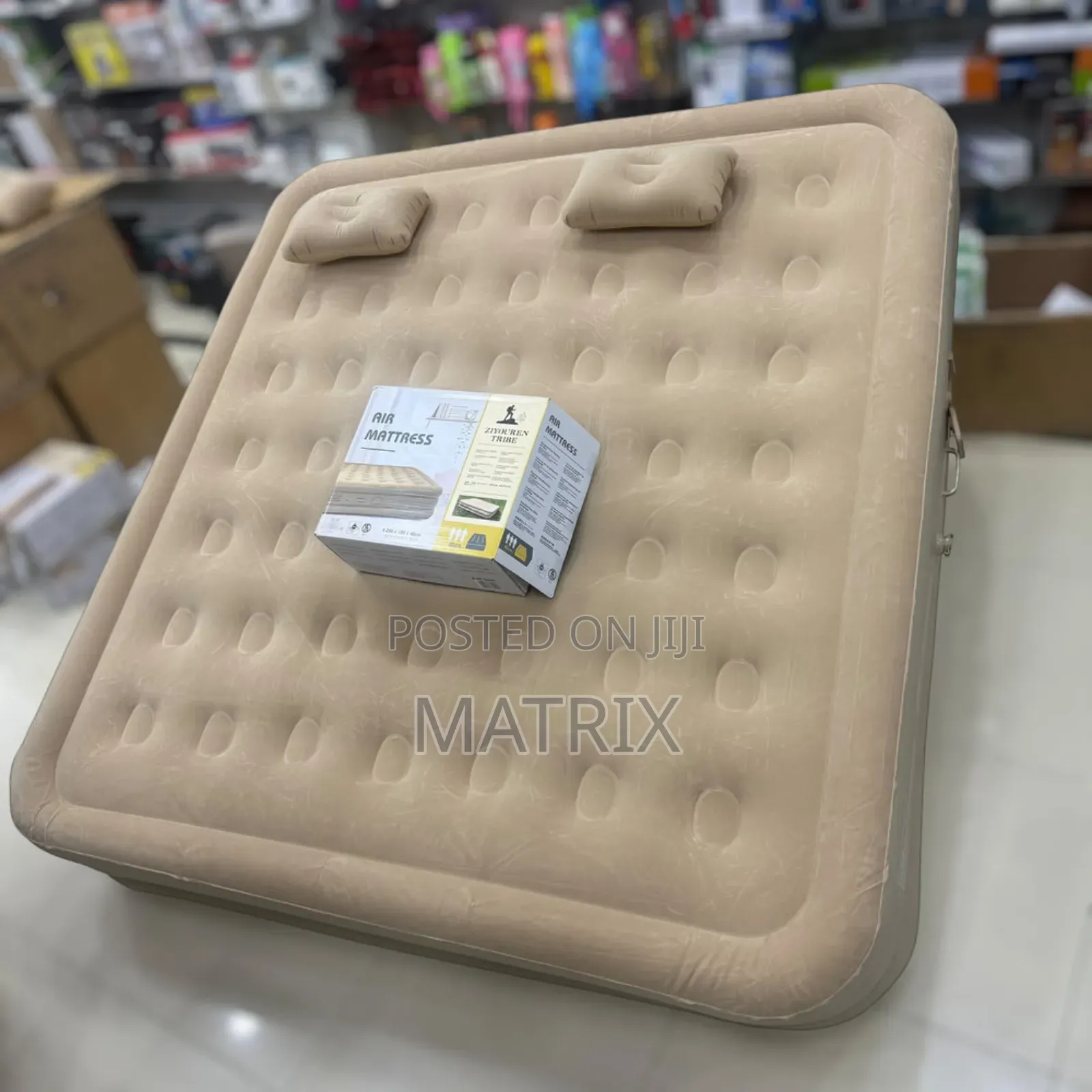 High Density Inflatable Air Mattress With Inbuilt Pump