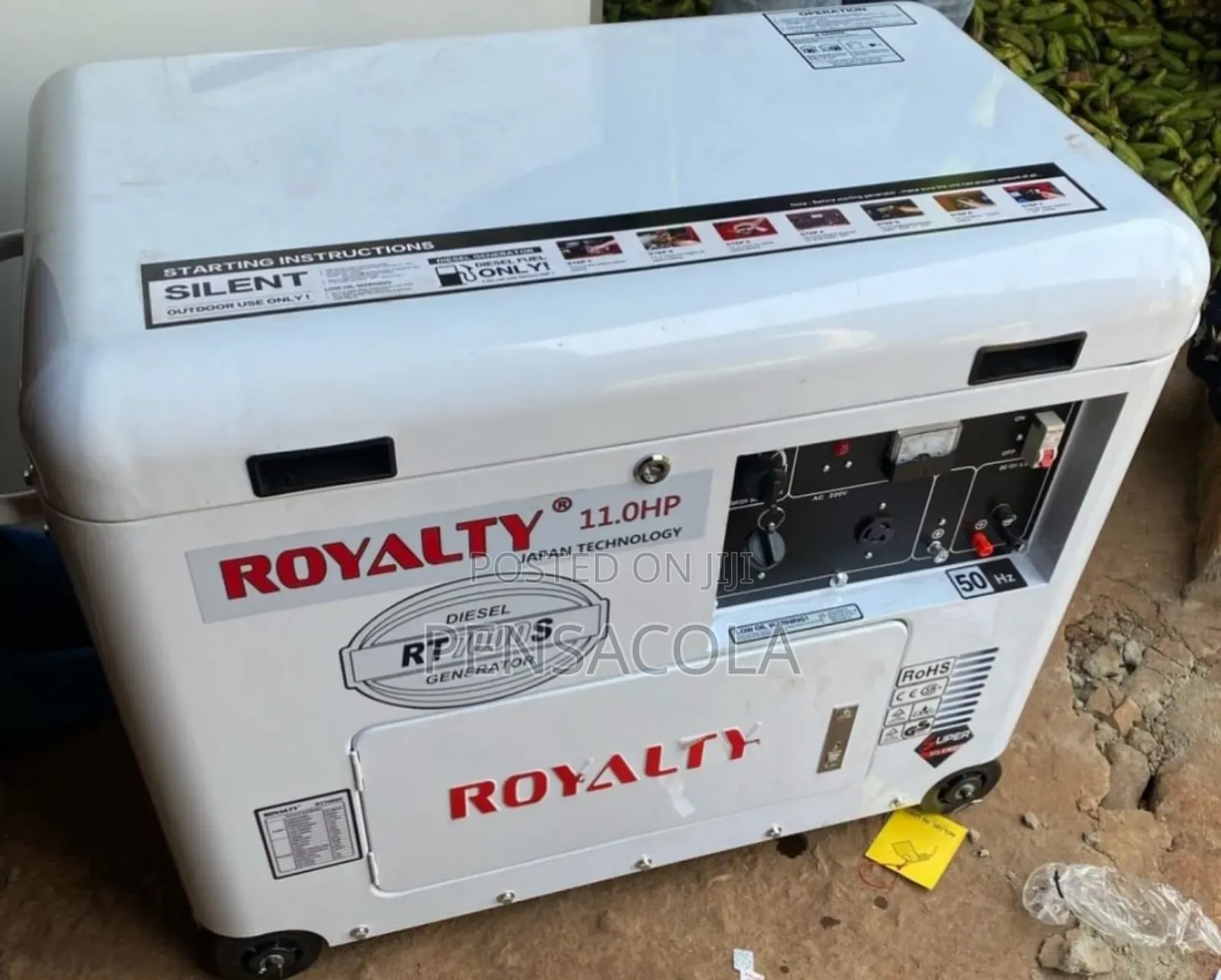 7.0kva Remote Start Diesel Generator Japan