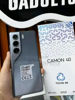 New Tecno Camon 40 256 GB Black