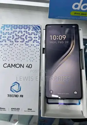 New Tecno Camon 40 256 GB Black