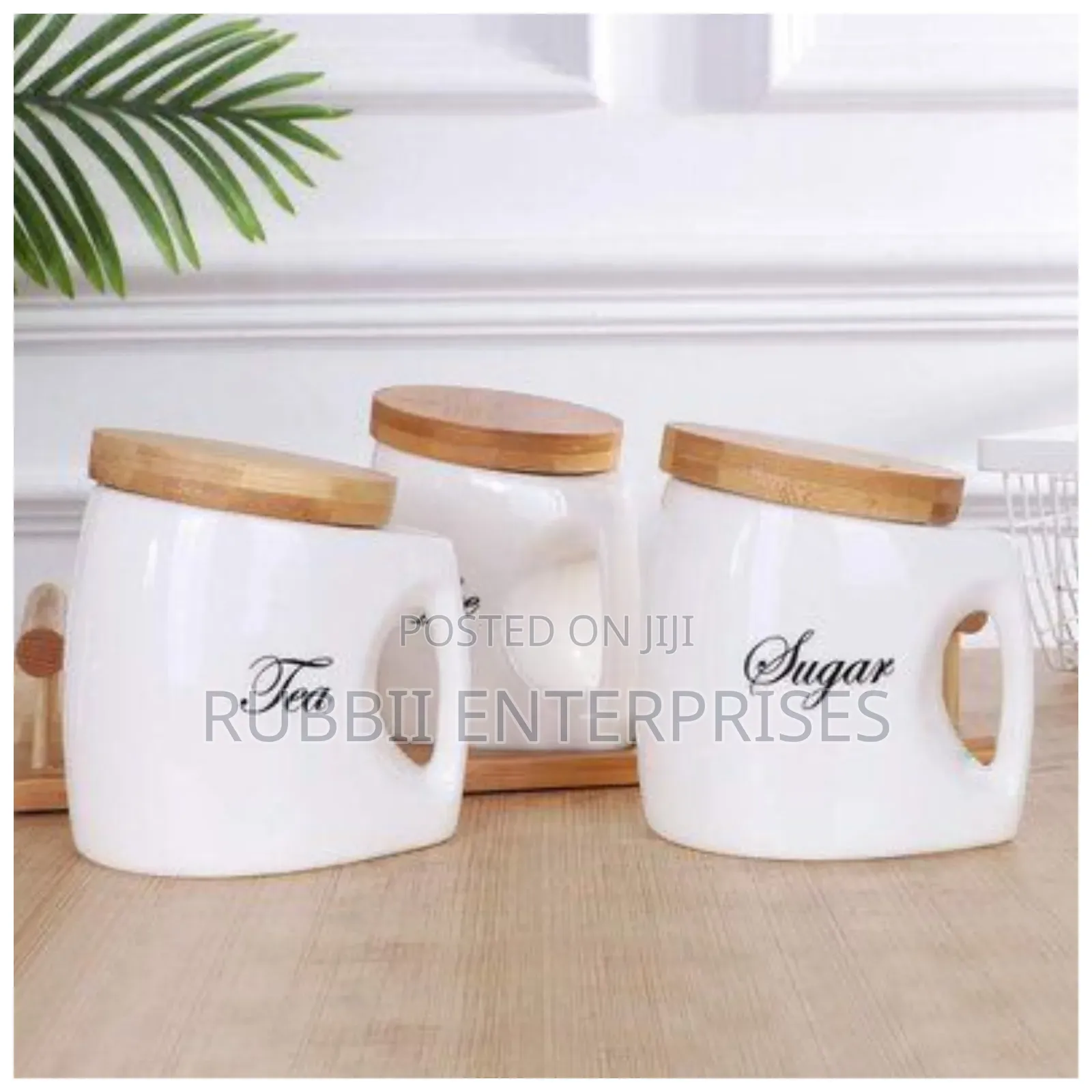 Ceramic Canisters 3pc