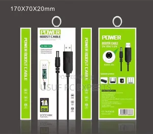 Power Boost Cable From 5v to 12 Volts for Routers