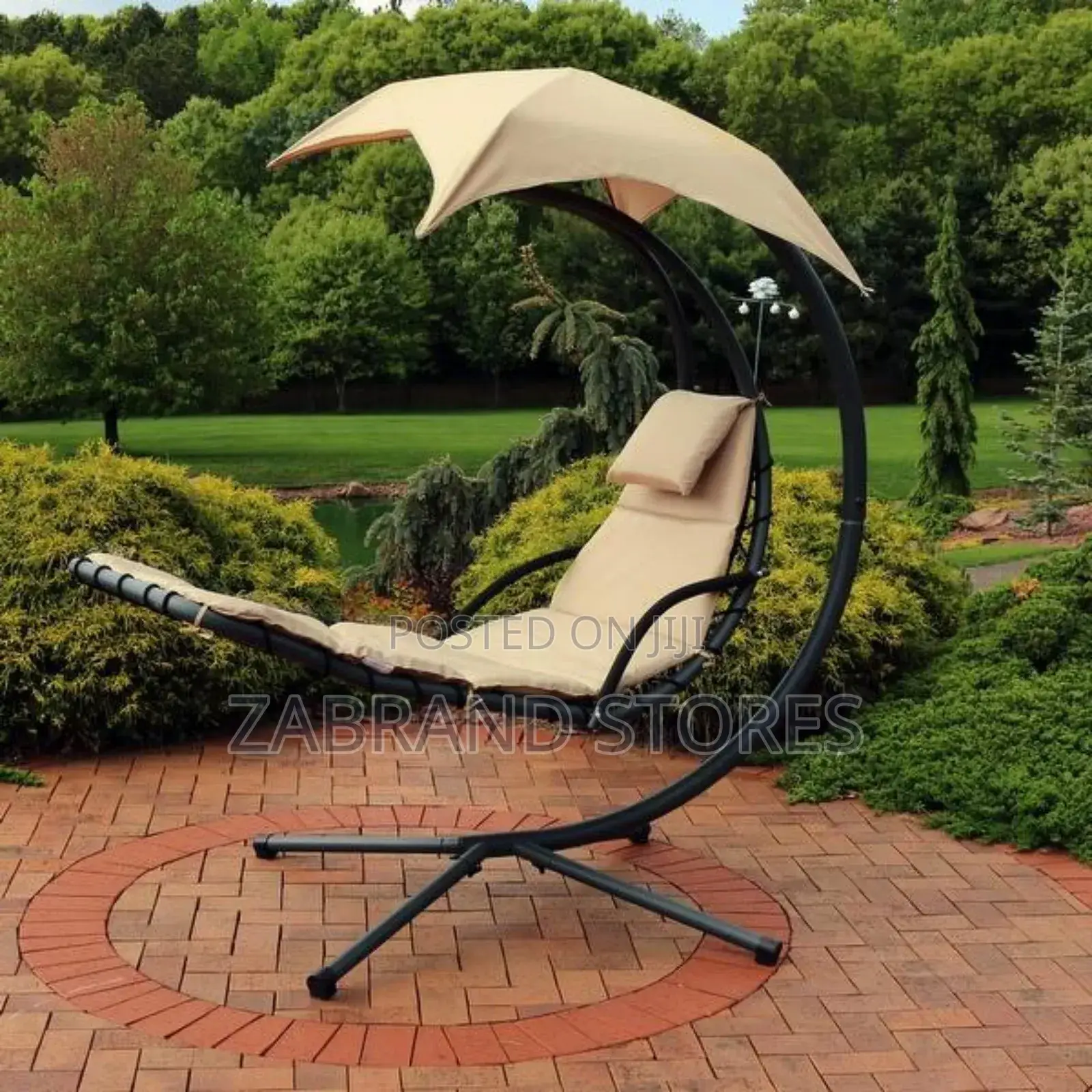 Outdoor Hanging Chaise Lounge Chair