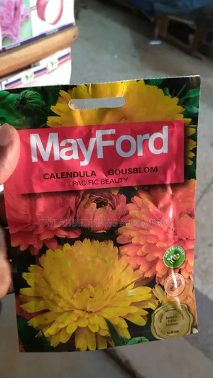 Calendula Pacific Beauty Double Mixed Flower Seeds