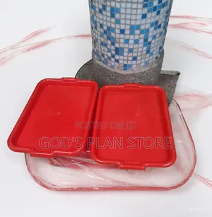 Heavy Duty Plastic Service Tray 1pc Red