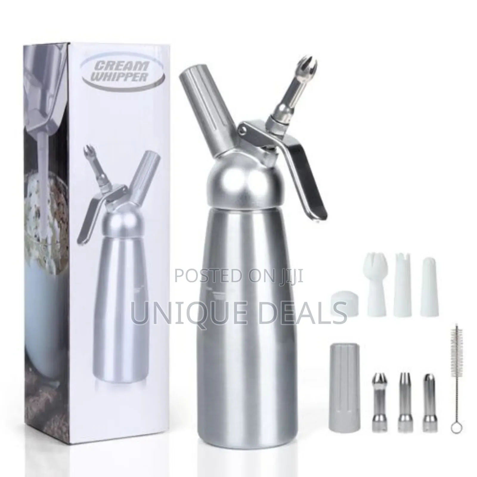 Professional Aluminum Whipped Cream Dispenser Cream Maker 500ml