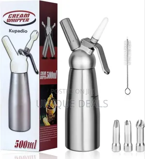 Professional Aluminum Whipped Cream Dispenser Cream Maker 500ml