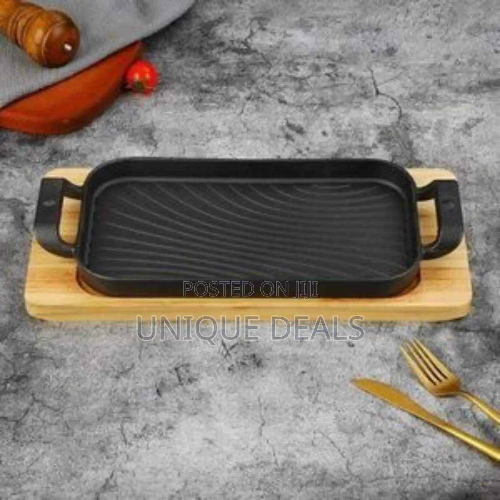 Nonstick Cast Iron Grilling Baking Tray