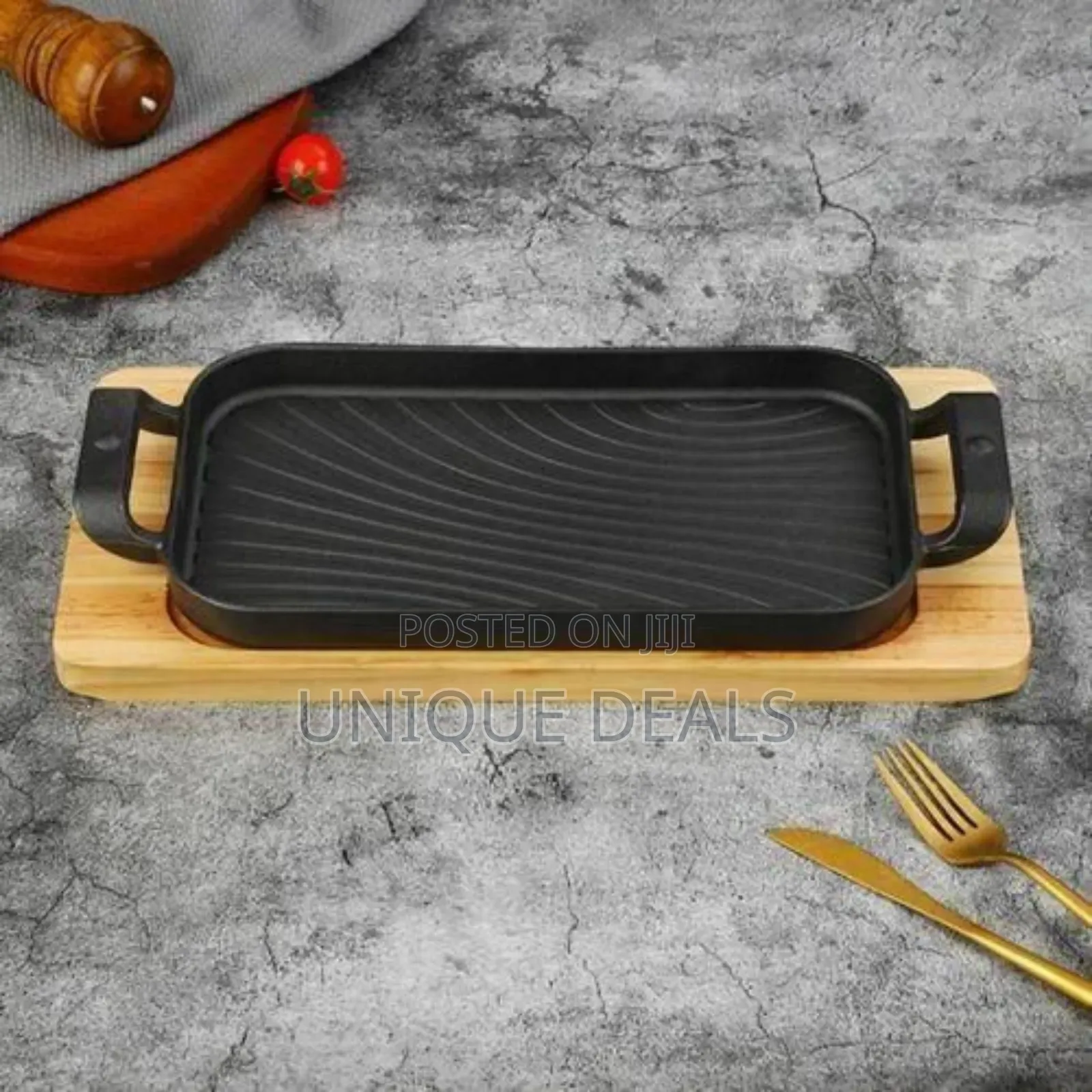Nonstick Cast Iron Grilling Baking Tray
