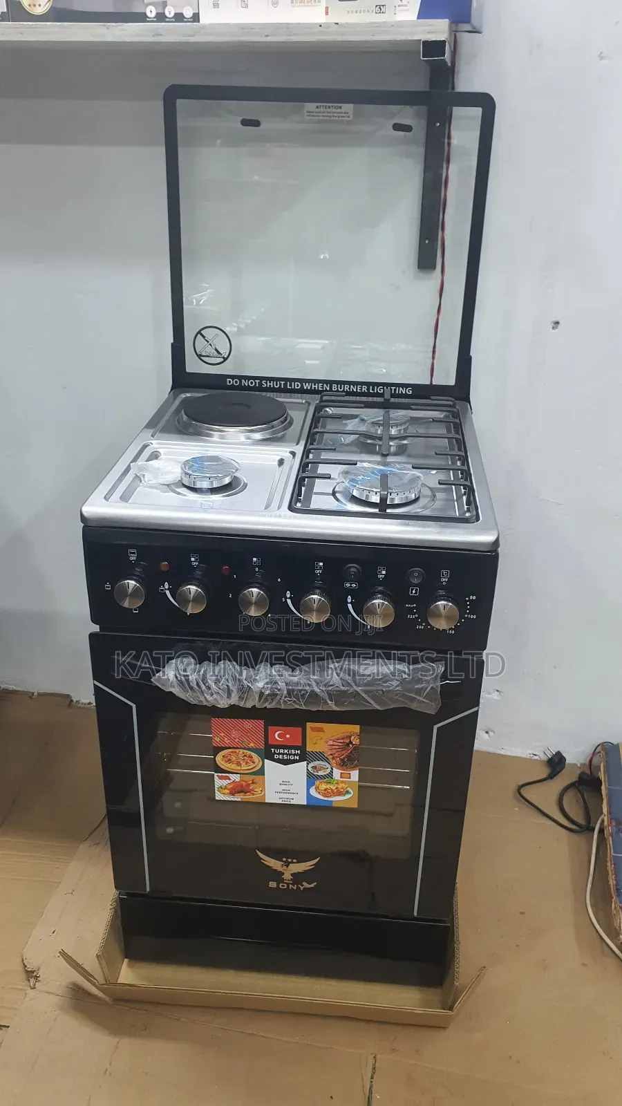 3+1 Sony 50*50 Size Free Standing Gas Cooker
