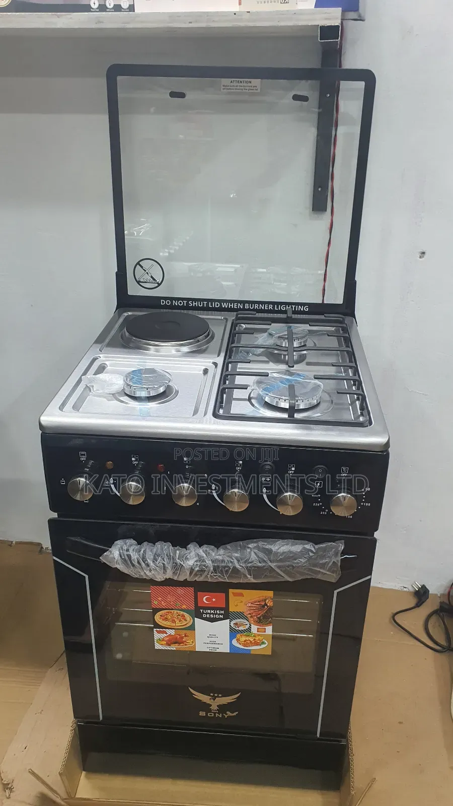 3+1 Sony 50*50 Size Free Standing Gas Cooker