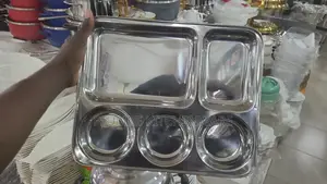 Portion Steel Plates 6 Pieces