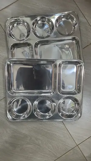Portion Steel Plates 6 Pieces