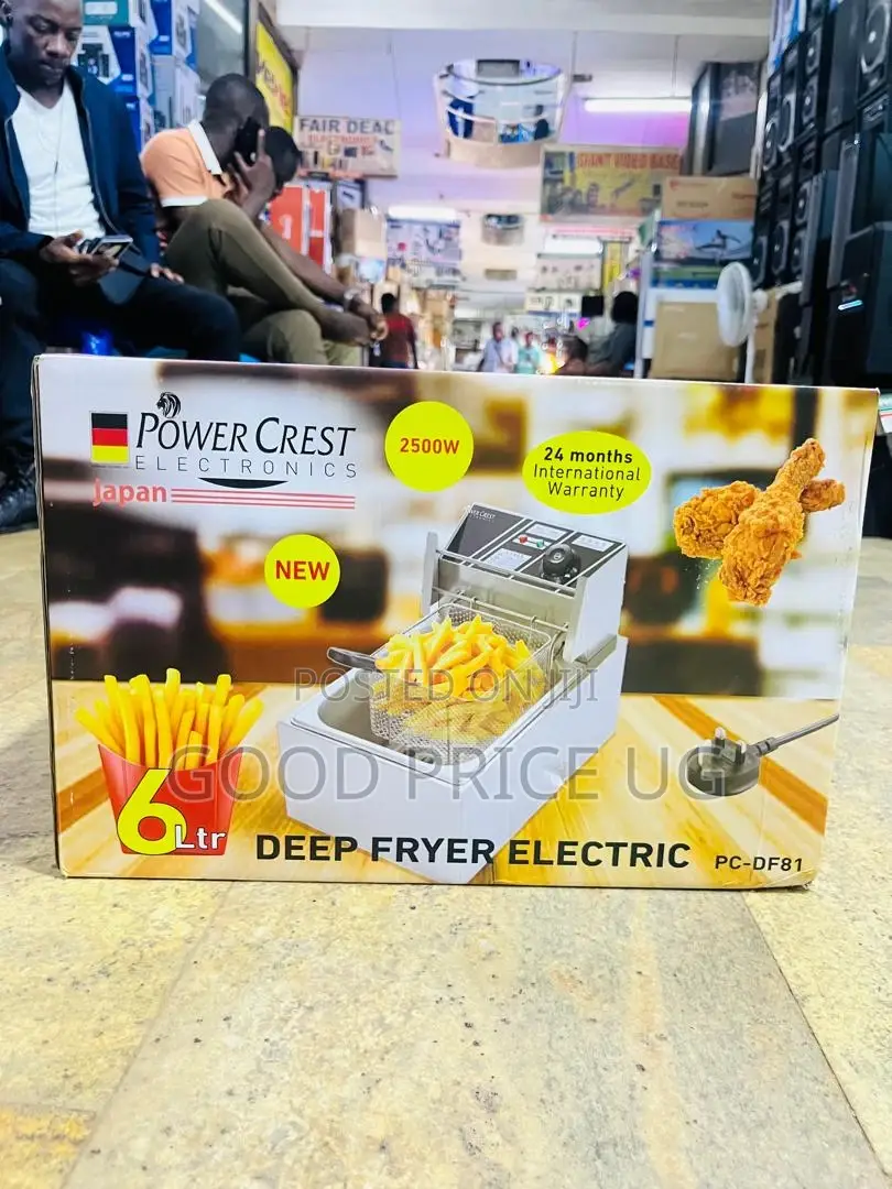 Power Crest Electronics 6-Liter Electric Deep Fryer (Model Pc-Df81),