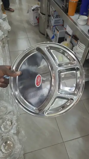 Partion Steel Plate Round 6 Pieces