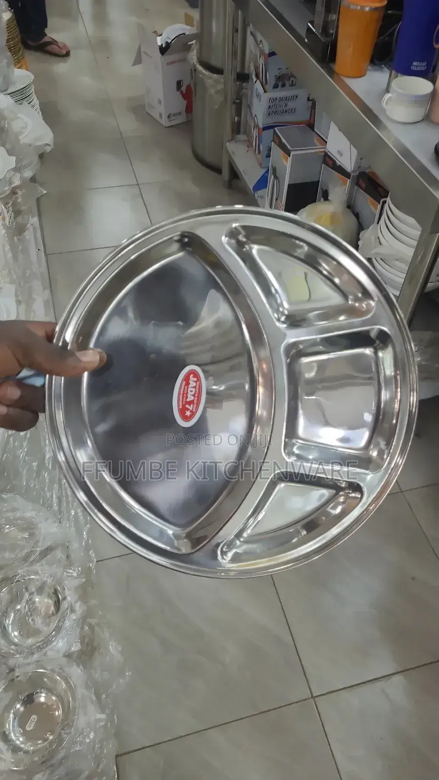 Partion Steel Plate Round 6 Pieces