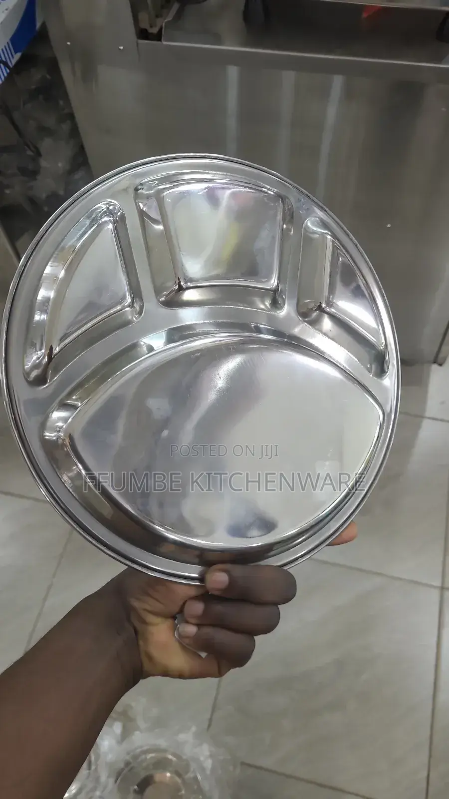 Partion Steel Plate Round 6 Pieces