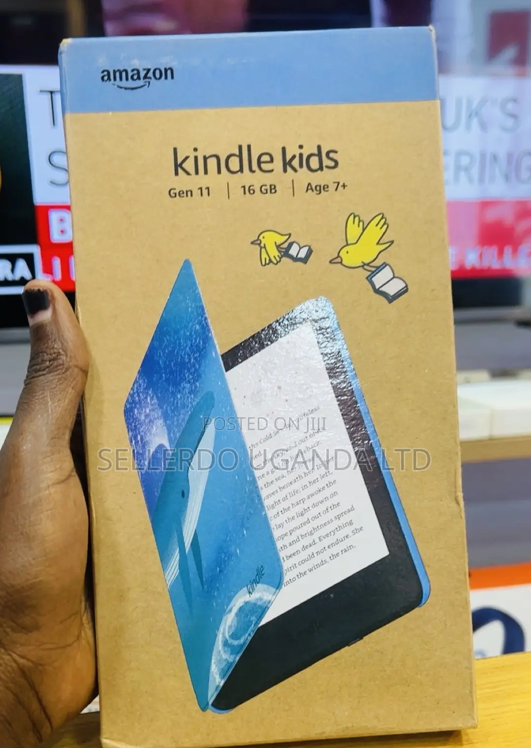 New Amazon Kindle Kids Edition 16 GB Blue