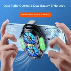 Dual Fan Mobile Phone Cooler Phone Cooling Radiator