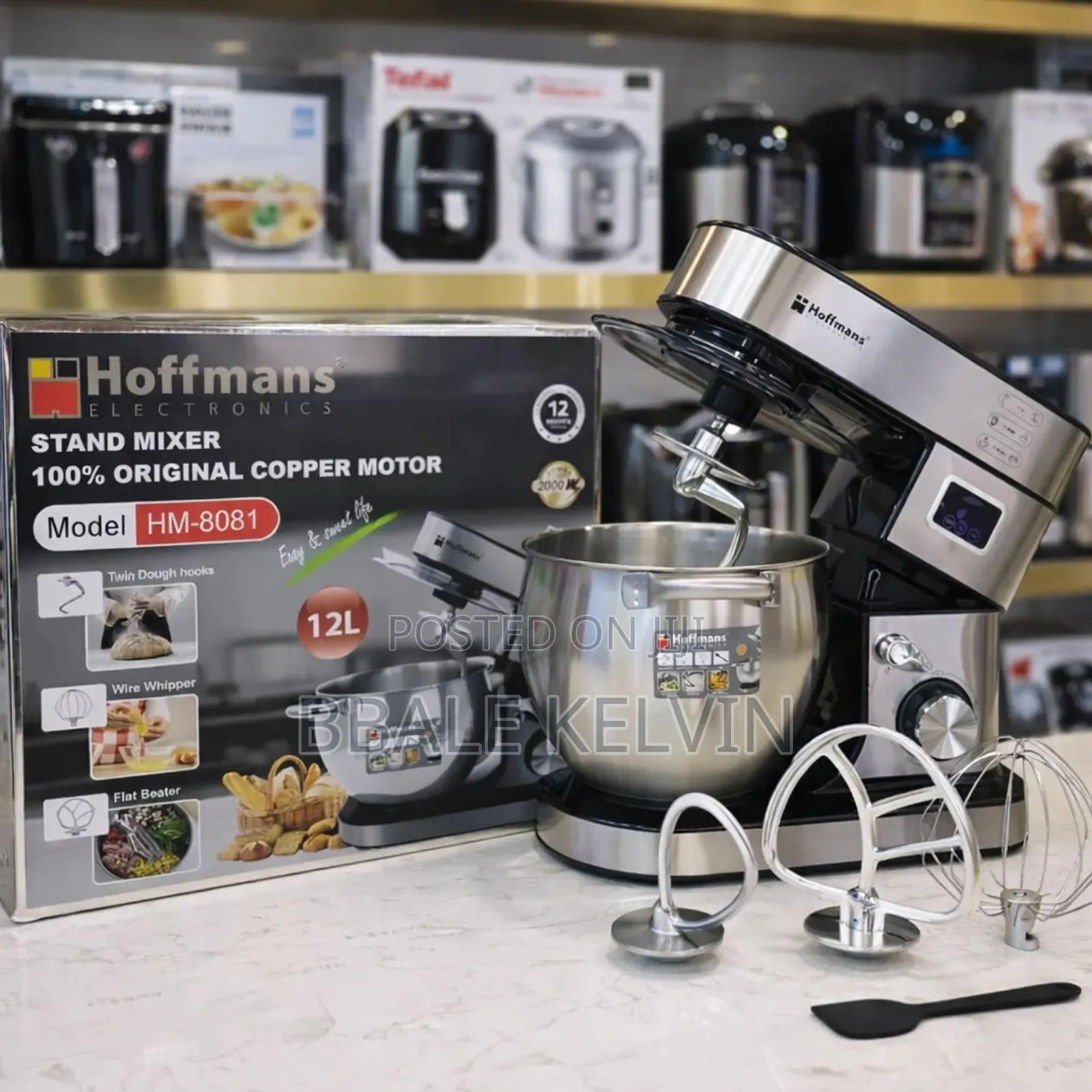 Hoffmans 12l Commercial Stand Mixer Cake Mixer