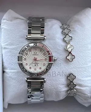 Omega Genuine Lady’S Watch With Bracelete