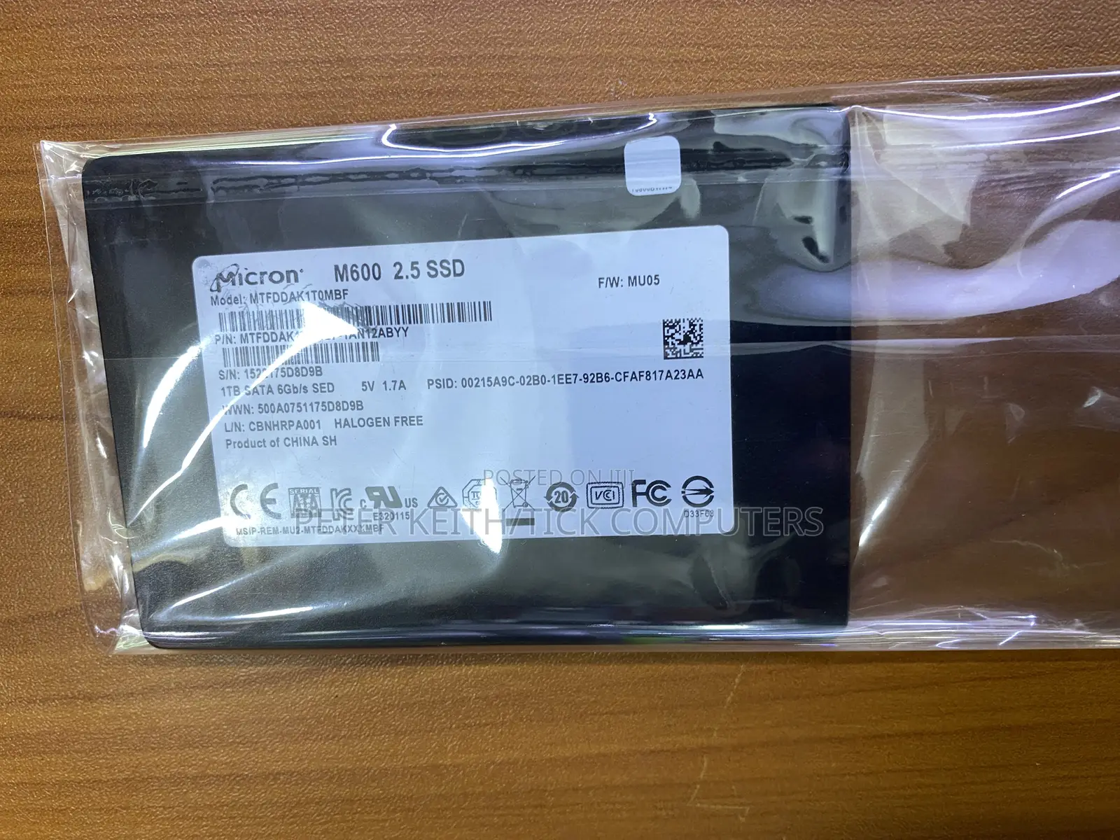 Micron M600 2.5-Inch Solid State Drive With a 1tb Capacity Sata 6gb/S