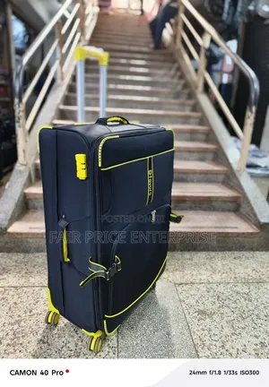 Executive Cloth Suitcases. Large Size