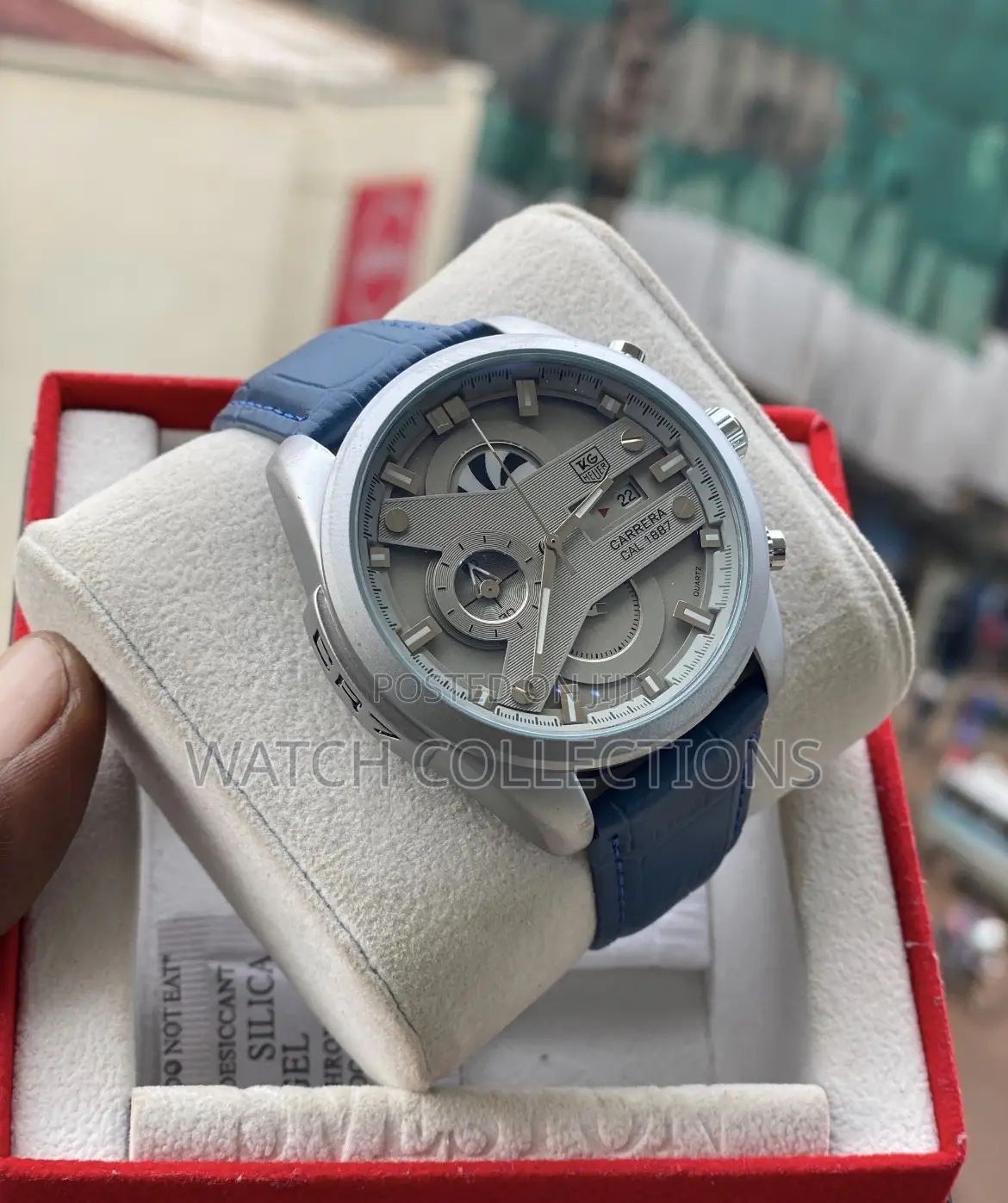 Blue Strap Grand Carrera Mens Watch