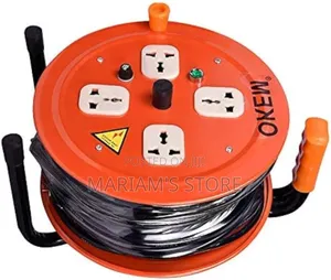 4-Way Power Extension Cable Reel 25-Meter