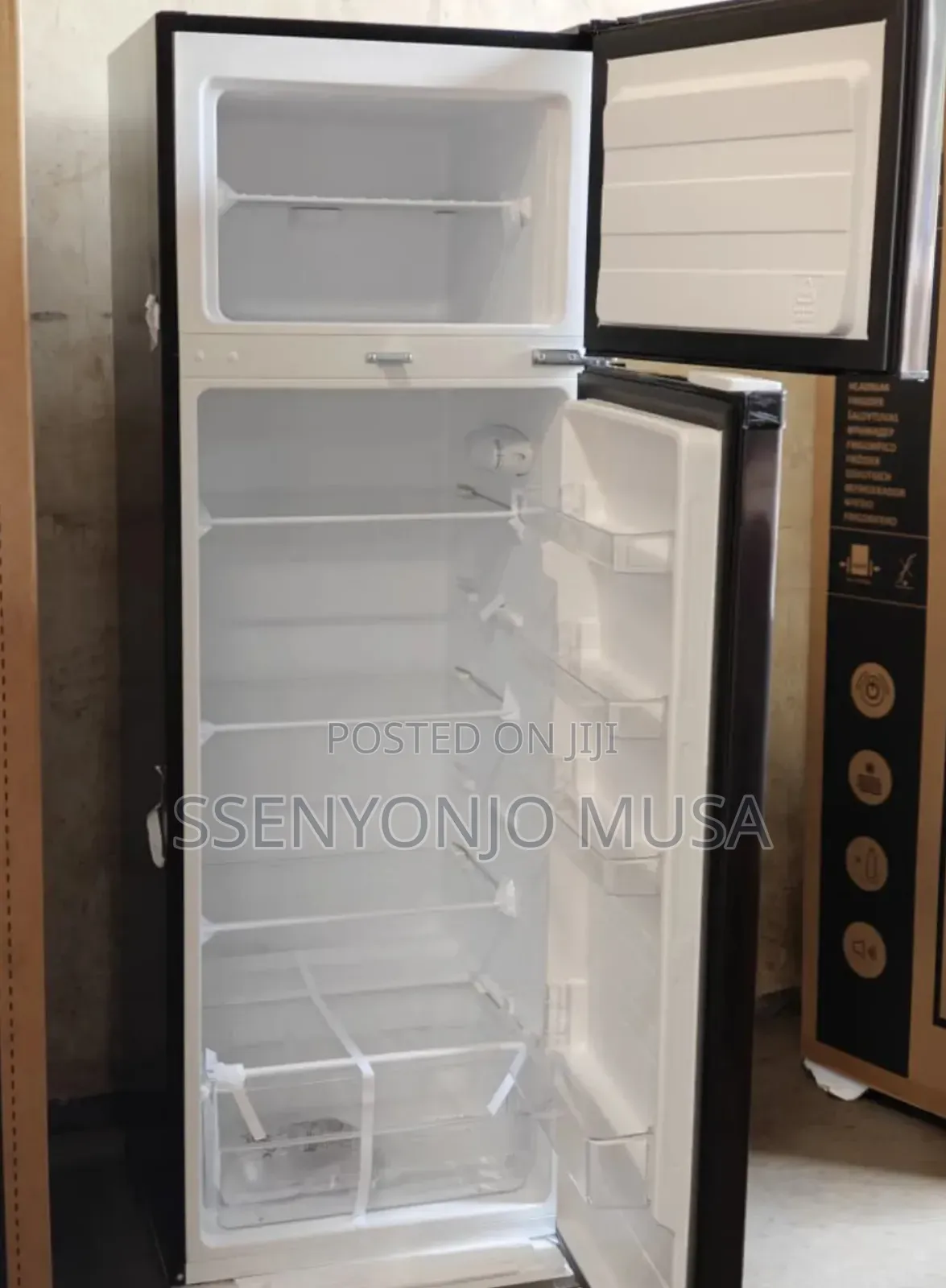 Midea Fridge Double Door 333l Top Freezer Energy Saving