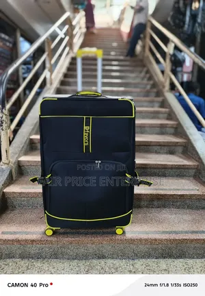 Quality Cloth Suitcases. Small Size. Black Color