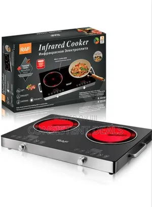 Infrared Double Burner Electric Cooktop - 7000w Portable Stove