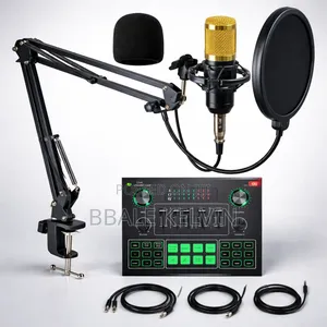 V9 Sound Card Set With Condenser Microphone, V9 Live Card Bt