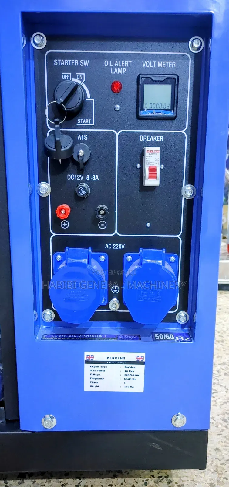 10kva Perkins Diesel Generator