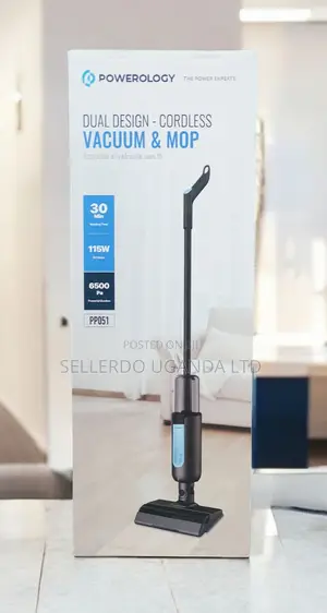 Powerology Dual Design Cordless Vacuum Mop