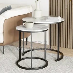 Round Coffee Table Set of 2