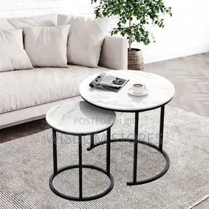 Round Coffee Table Set of 2