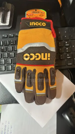 Ingco Gloves Mechanical/Multi-use Pvc Reinforced