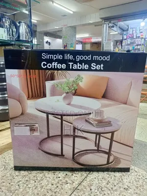Simple Life, Good Mood Coffee Table Set".