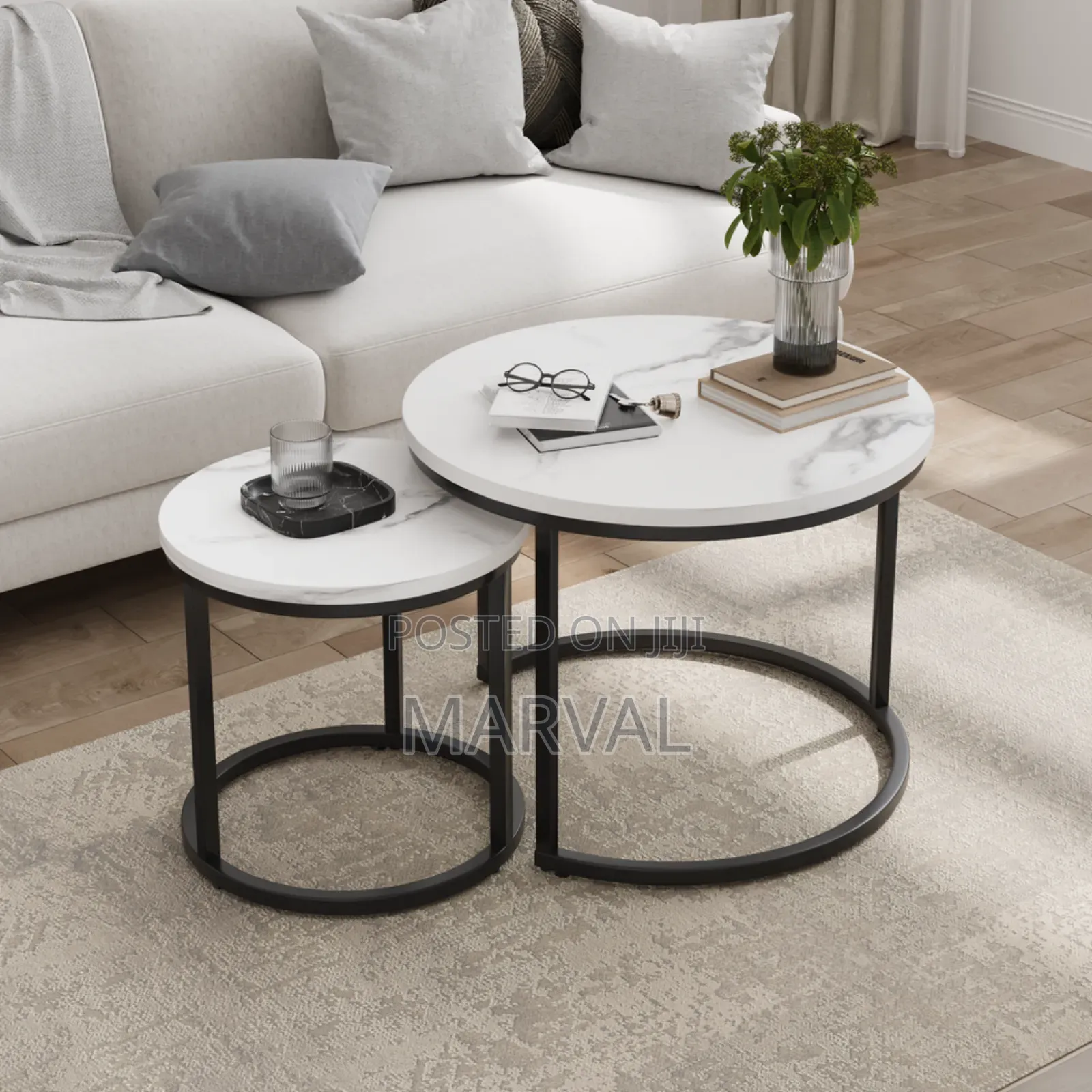 Nested Coffee Table 2 Piece Set