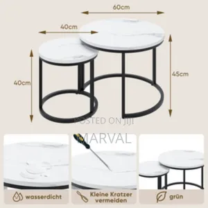 Nested Coffee Table 2 Piece Set