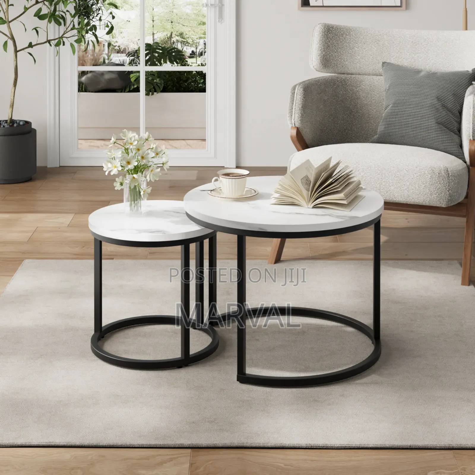 Nested Coffee Table 2 Piece Set