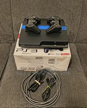 Sony Playstation 3 Slim Console Bundle - 12 Games,2 Controllers,Cables