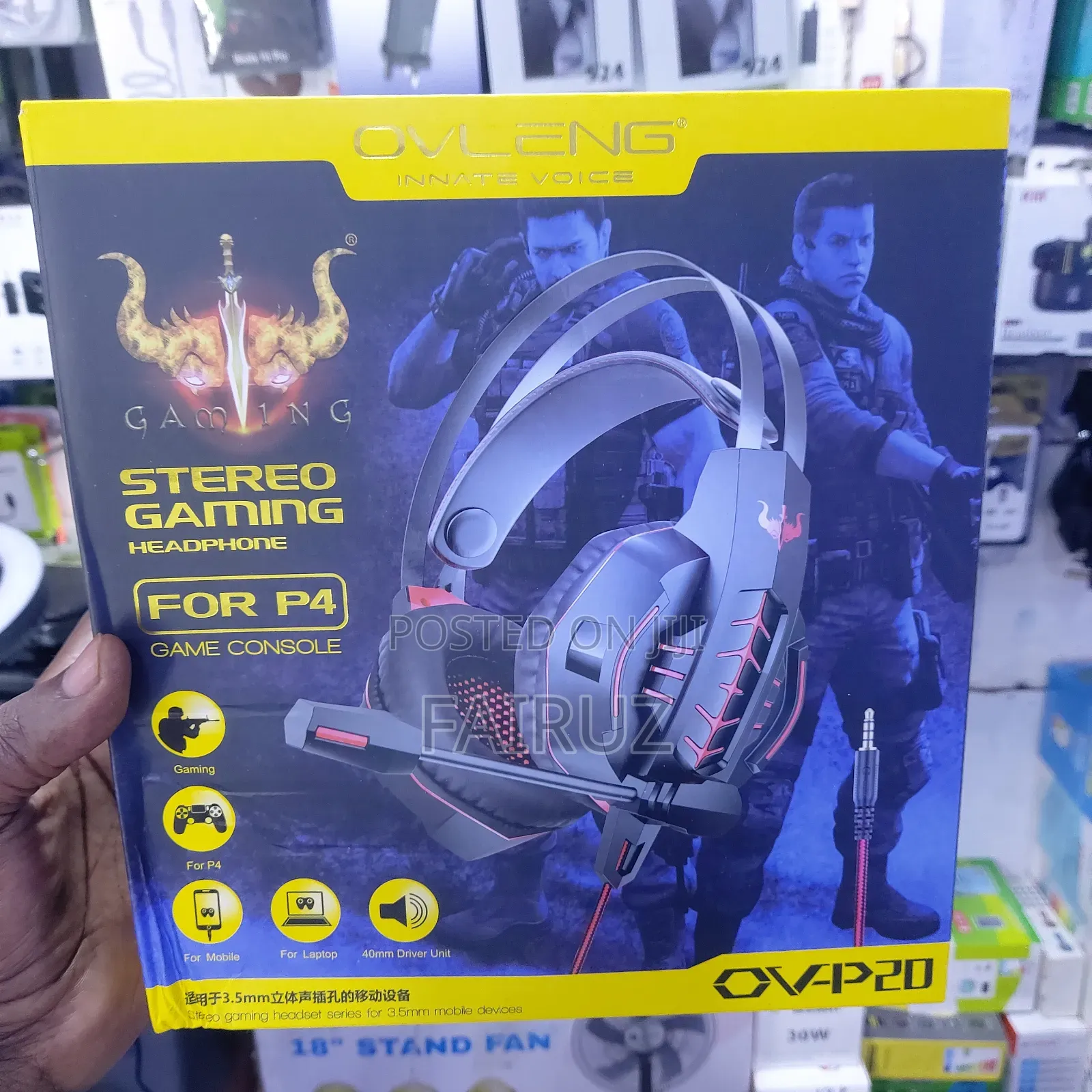 Ovleng Gaming Headphone With Mic