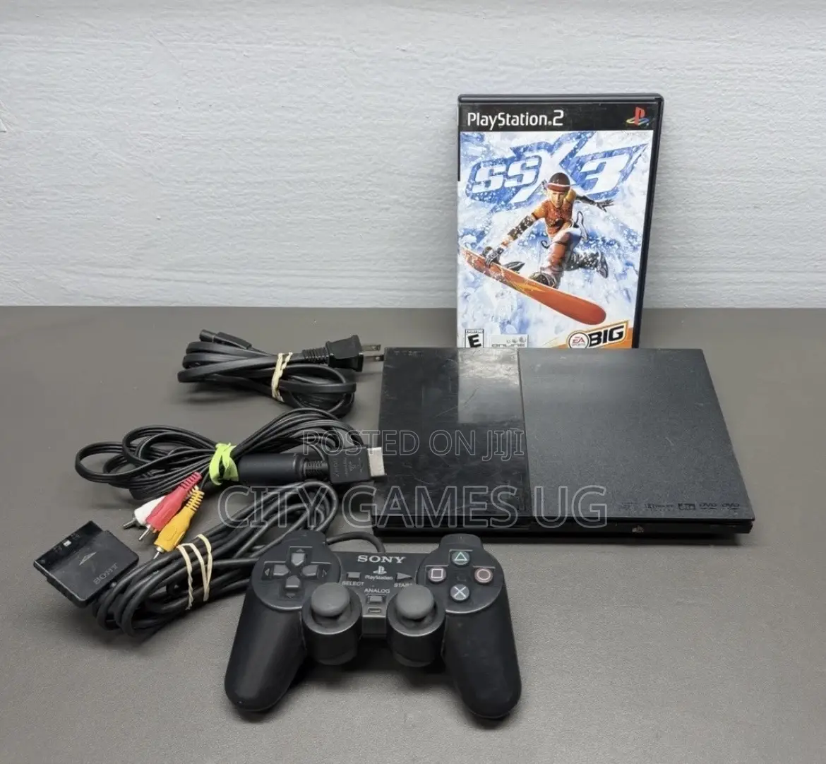 Sony Playstation 2 Ps2 Slim Console Cables Controller