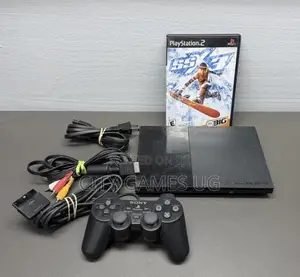 Sony Playstation 2 Ps2 Slim Console Cables Controller