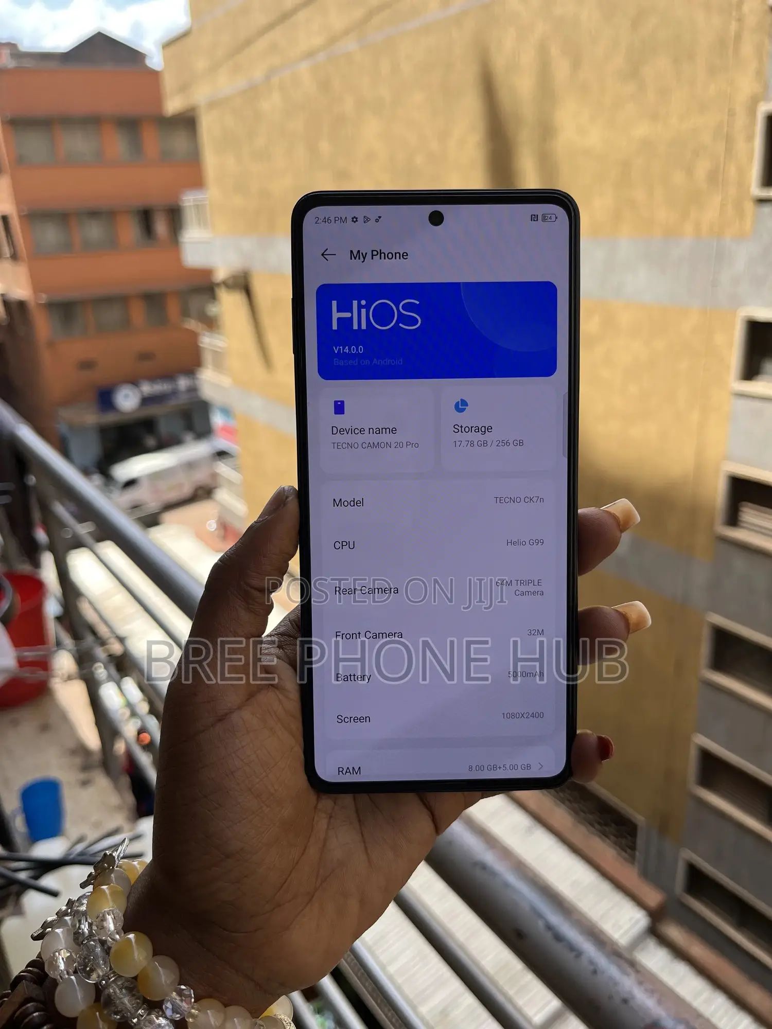 Tecno Camon 20 Pro 256 GB Black
