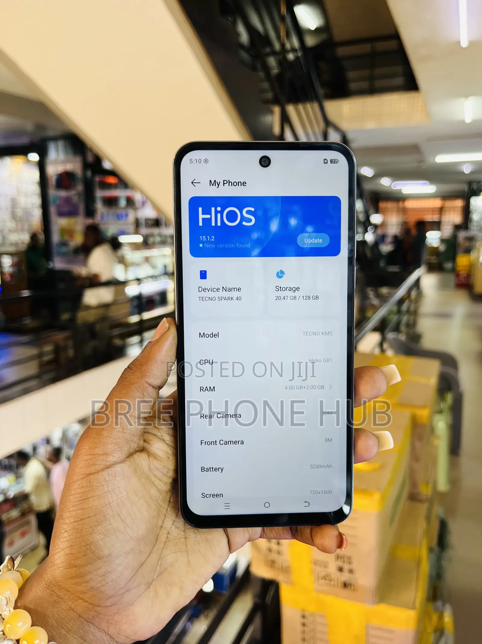 Tecno Spark 40 128 GB Gray